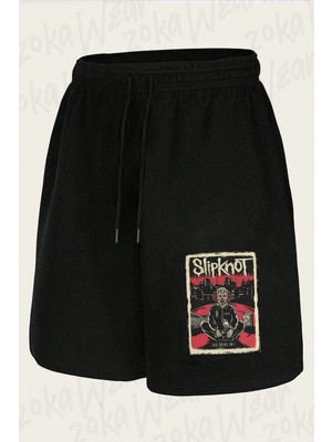 Zoka Wear Slipknot Devil Baskılı Şort Unisex