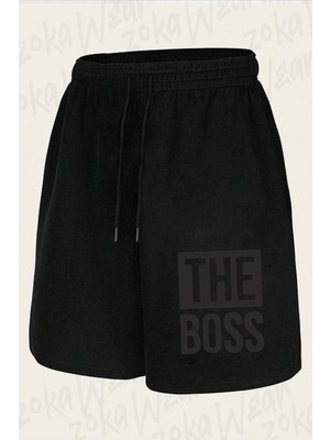 Zoka Wear The Boss Baskılı Şort Unisex