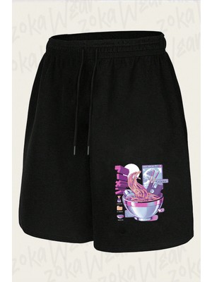 Zoka Wear Web Ramen Tasarim Baskılı Şort Unisex