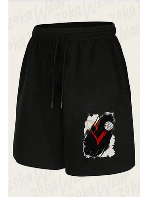 Zoka Wear Voleybol Volleyball Baskili Un Baskılı Şort Unisex
