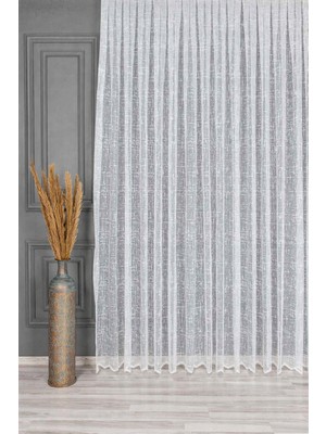 Caserta Home Pilesiz 14044 Mozaik Jakar Kdk Örme Düz Tül Perde Gramajlı 1.sınıf Kalite