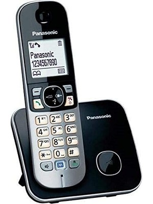 Ceylan Adam KX-TG6811 Dect Telsiz Telefon, Siyah, Handsfree