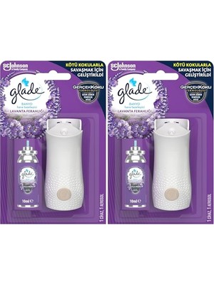 Ceylan Adam Banyo Hava Tazeleyici Cihaz ve Yedek Lavanta Ferahlığı 10 ml (2 Paketi)