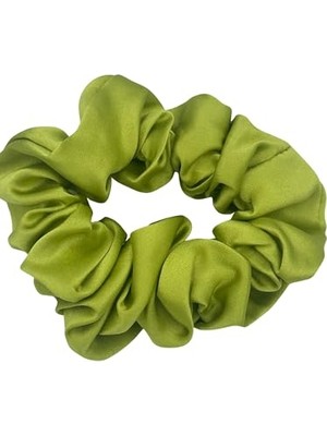Ceylan Adam Saf Ipek Saç Tokası Orta Boy 3,5 cm (1 Adet) (Uçuk Yeşil)