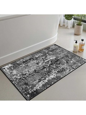 Ceylan Adam 40 x 60 cm Yumuşak Banyo Halısı, Su Emici, Kaymaz Dot Tabanlı, Makinede Yıkanabilir