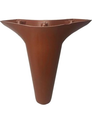 Ceylan Adam 8 Adet Zelve 12 cm Ceviz Ahşap Desenli Lüx Mobilya Kanepe Sehpa Ünite Koltuk Ayağı Baza Ayak