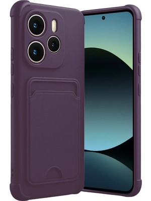 La Boom Xiaomi Redmi Note 14 4g Kelvin Kartvizitli Silikon - Derin Mor