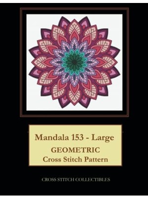 Ceylan Adam Mandala 153 - Large: Geometric Cross Stitch Pattern