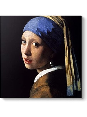 Ceylan Adam Johannes Vermeer, Inci Küpeli Kız Tablosu 80 x 80