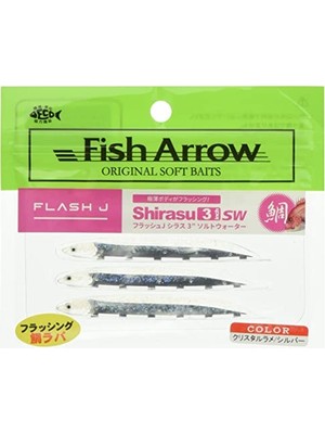 Ceylan Adam Flash J Shirasu 3" Sw #147 Crystal Lame Silver