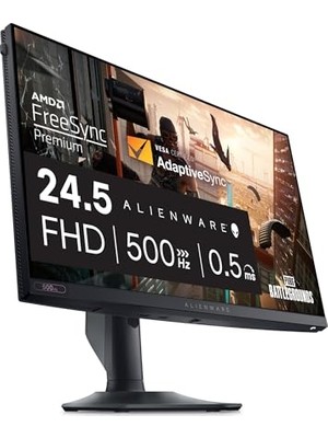 Ceylan Adam AW2524HF Oyun Monitörü - 24,5" (1920X1080) 500Hz (Overclock) 0,5ms Ekran, Yükseklik/eğme/döndürme/pivot Ayarlanabilirliği, 3 Yıl Gelişmiş Değişim - Siyah