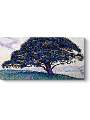 Ceylan Adam Paul Signac The Bonaventure Pine Duvar Tablosu, 140 x 70
