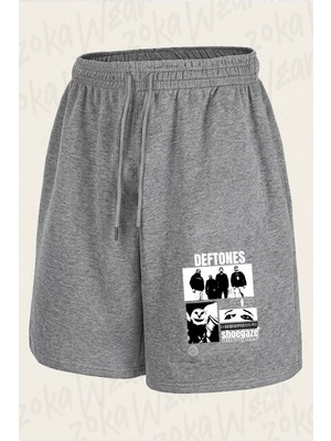 Zoka Wear Deftones V16 Baskılı Şort Unisex
