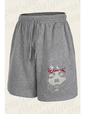 Zoka Wear Bjork Classic Baskılı Şort Unisex