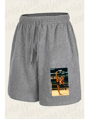 Zoka Wear Kickboxer Film Jean Claude Van Damme Baskılı Şort Unisex