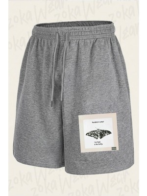 Zoka Wear Kendrick Lamar 3 Baskılı Şort Unisex
