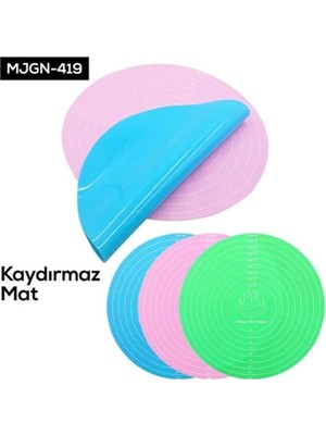 TCX Kaydırmaz Silikon Hamur Açma Matı 50X40 cm