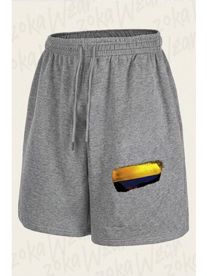 Zoka Wear Kolombiya - Colombia Baskılı Şort Unisex