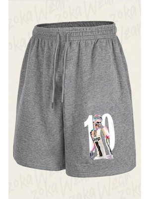 Zoka Wear Paulo Dybala Baskil Baskılı Şort Unisex