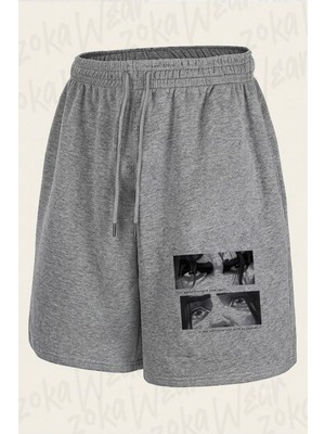 Zoka Wear Jayce x Viktor Arcane Baskılı Şort Unisex