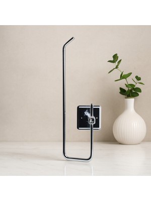 Milas Toptan Banyo Metal Solo Kağıt Havluluk - Yapışkanlı Montaj
