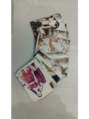 Ceylan Adam Estetik Duvar Kolaj Seti; 50 Adet Retro Moda ve Dergi Temalı Fotoğraf Kartları, Trendy Genç Odası Duvar Dekoru, Yurt Odası Için Poster Seti (10X15 Cm)