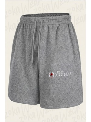 Zoka Wear The Originals I M An Original Baskılı Şort Unisex
