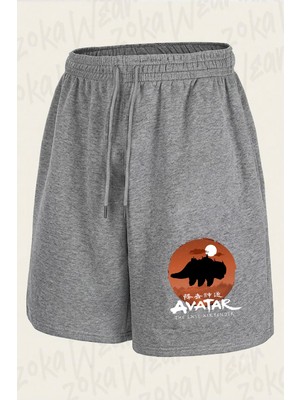 Zoka Wear Avatar The Last Airbender Halloween Team Avatar Poster Baskılı Şort Unisex