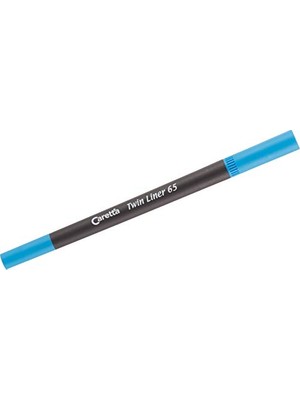 Ceylan Adam Caretta Twin Liner 65 Çift Uçlu Keçeli Kalem, Mavi, 0.4 Mm/1.00 mm