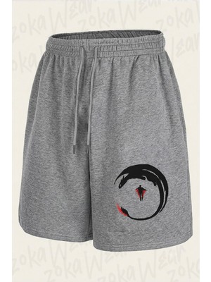 Zoka Wear Dragon Rider Baskılı Şort Unisex