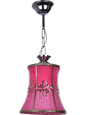 Ceylan Adam Kınık Tekli Avize, Pembe-Sarı
