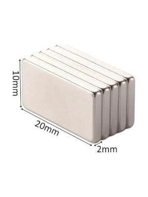 Ceylan Adam Mıknatıs — Dünya Magnet 2 Adet 20X10X2 Köşeli Neodyum Magnet