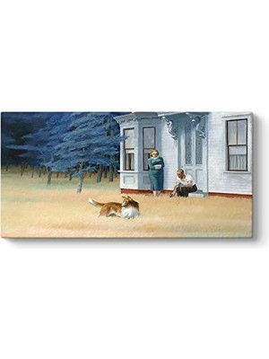 Ceylan Adam Edward Hopper Cape Cod Evening Duvar Tablosu, 160 x 80