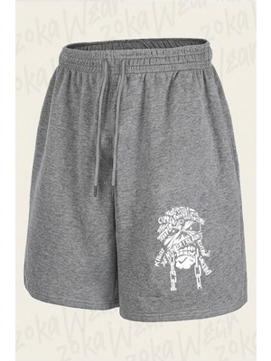 Zoka Wear Iron Maiden Power Baskılı Şort Unisex