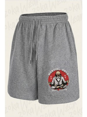 Zoka Wear Master Roshi Anime Dragon Ball T Baskılı Şort Unisex