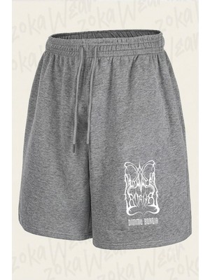 Zoka Wear Logo V2 Dimmu Borgir Baskılı Şort Unisex