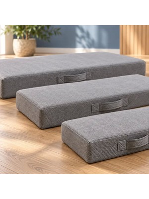 Milas Toptan Kedi Köpek Yatağı Rota Taşınabilir Sünger Yatak · Gri · 45 × 75 × 5 cm