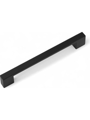 Ceylan Adam Köprü Alüminyum Metal Lüks Modern Mobilya Çekmece Mutfak Dolabı Kulpu Siyah (1,160 MM-192 Mm)