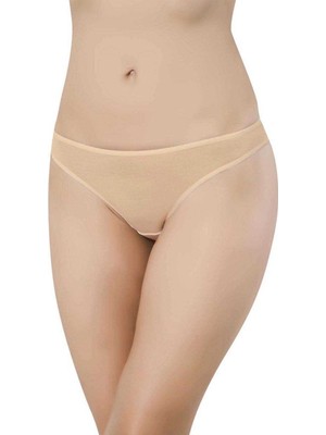 Milas Toptan Ten Rengi Kadın Günlük Pamuklu Likralı Özel Poşet Içinde Taşınabilir Acil Durum Slip Külot