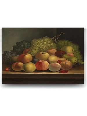 Ceylan Adam Natürmort Kompozisyonu 90X60 cm Kanvas Tablo