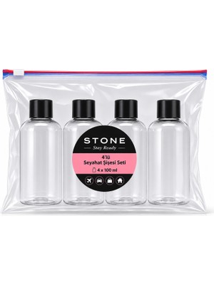 Stone 4'lü Seyahat Şişesi Seti (100 Ml)