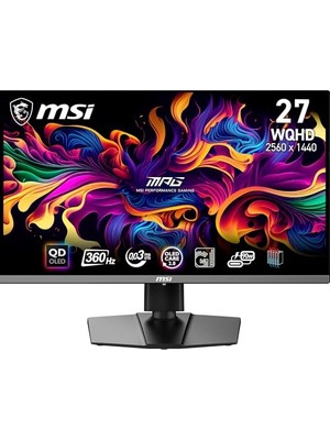 Ceylan Adam 26.5” Mpg 271QRX Qd-Oled 2560X1440 (Wqhd) 16:9 Flat Qd-Oled 360HZ 0.03MS Freesync Premıum Pro Gamıng Monıtor