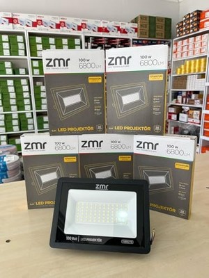 Ceylan Adam Zmr Ultra Slim LED Projektör - 50W/100W/150W/200W/300W Titanyum Serisi - 10200LM Yüksek Parlaklık, IP66 Su Geçirmez, Dış Mekan Aydınlatma [siyah Kasa Seçenekleriyle] (150, Vat)