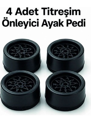 Milas Toptan 4'lü Set Çamaşır Makinesi Titreşim Önleyici Ped