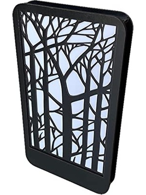 Ceylan Adam DECO-7004 LED Işıklı Ağaç Desenli Ahşap Dekor
