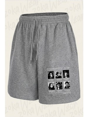 Zoka Wear The Breakfast Club Year Book Club Photos Baskılı Şort Unisex