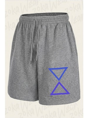 Zoka Wear Set It Off Baskili U Baskılı Şort Unisex