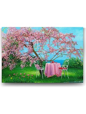 Ceylan Adam Erguvan Tablosu - 90X60 cm
