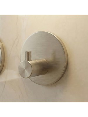 Ceylan Adam Bornoz, 4 Adet Oval Paslanmaz Çelik Banyo Askısı Yapışkanlı/askısı/havlu Askısı/lif Askı/havluluk Çok Amaçlı