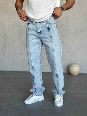 WE11 Önü Dikiş Detaylı Baggy Bol Paça Pantolon